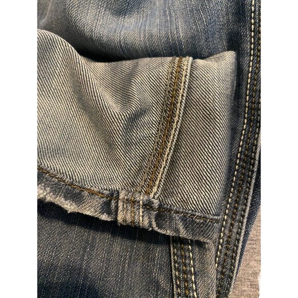 Levis 514 Slim Straight Denim Blue Jeans Mens Size 38x34 Actual 38x33 Pants - Picture 10 of 11